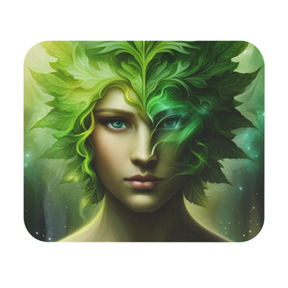 Mouse Pad (Rectangle) - Green woman