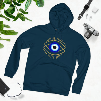 Eco-friendly Unisex Cruiser Hoodie - protective evil eye