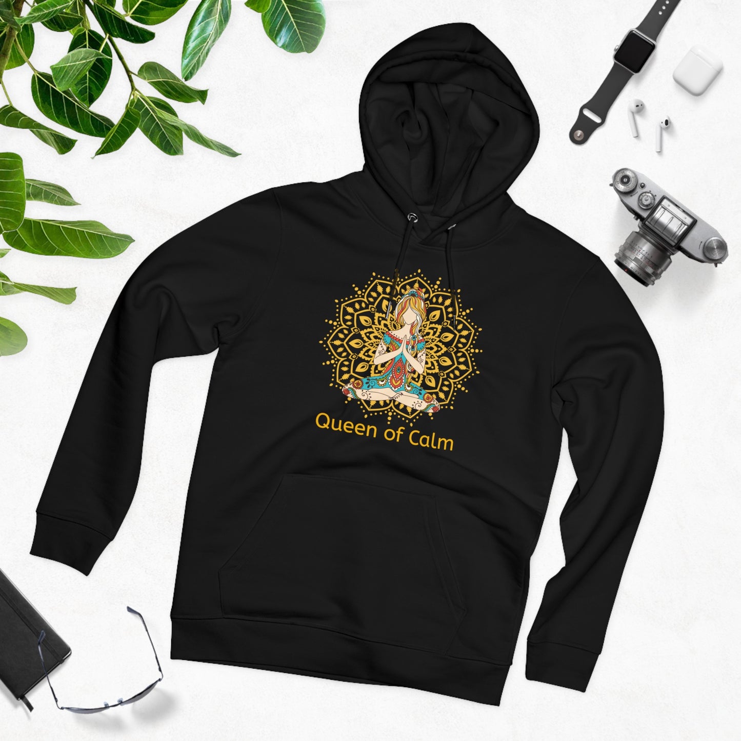 Eco-friendly Unisex Cruiser Hoodie - Queen of Calm