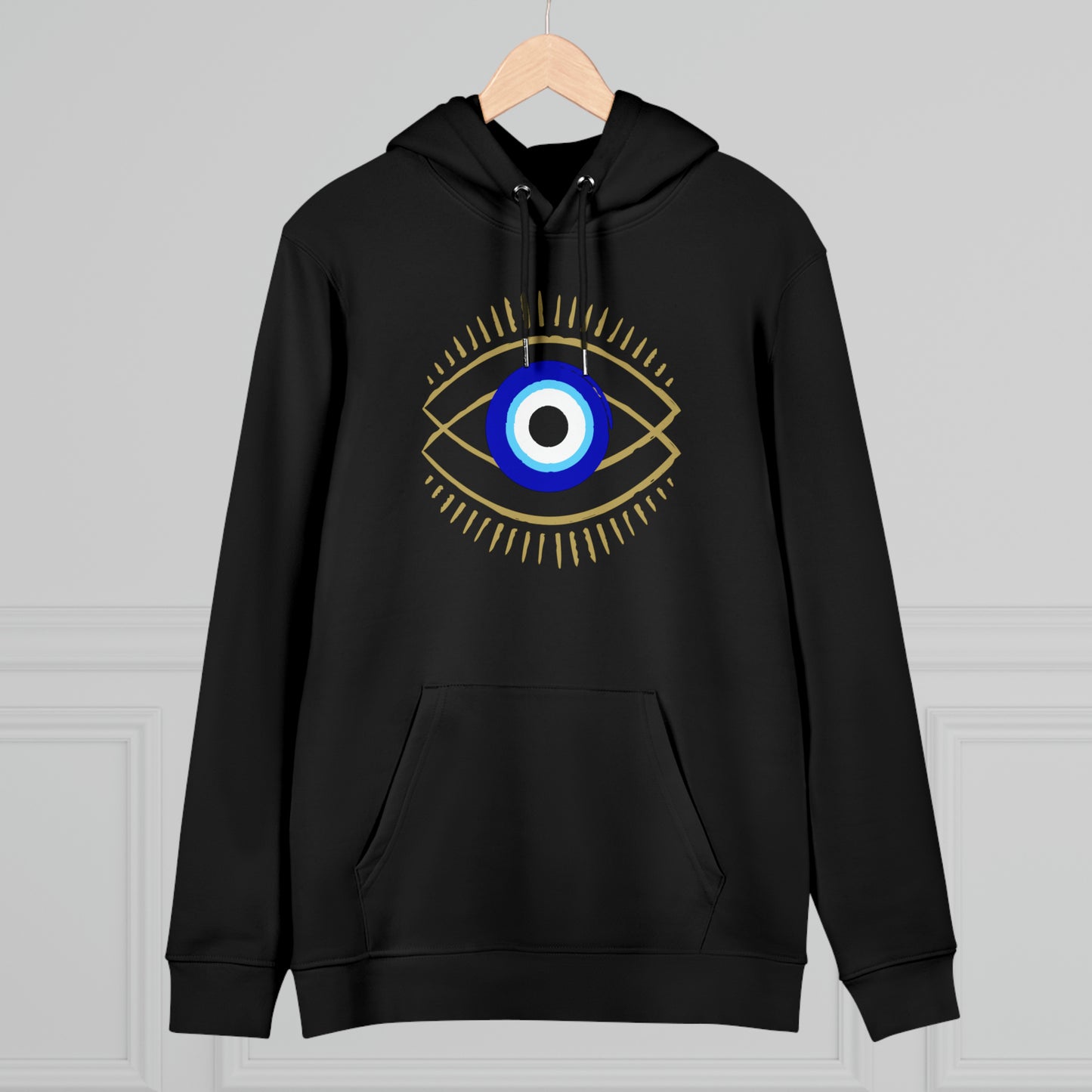 Eco-friendly Unisex Cruiser Hoodie - protective evil eye