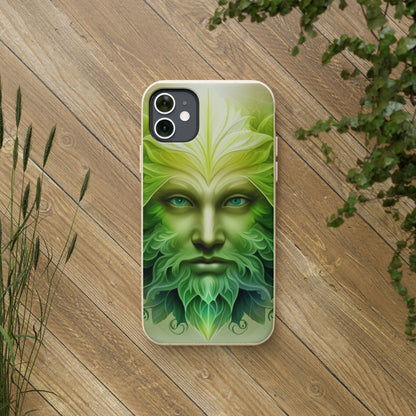 Biodegradable Phone Cases - Green Man - Spring - Rebirth
