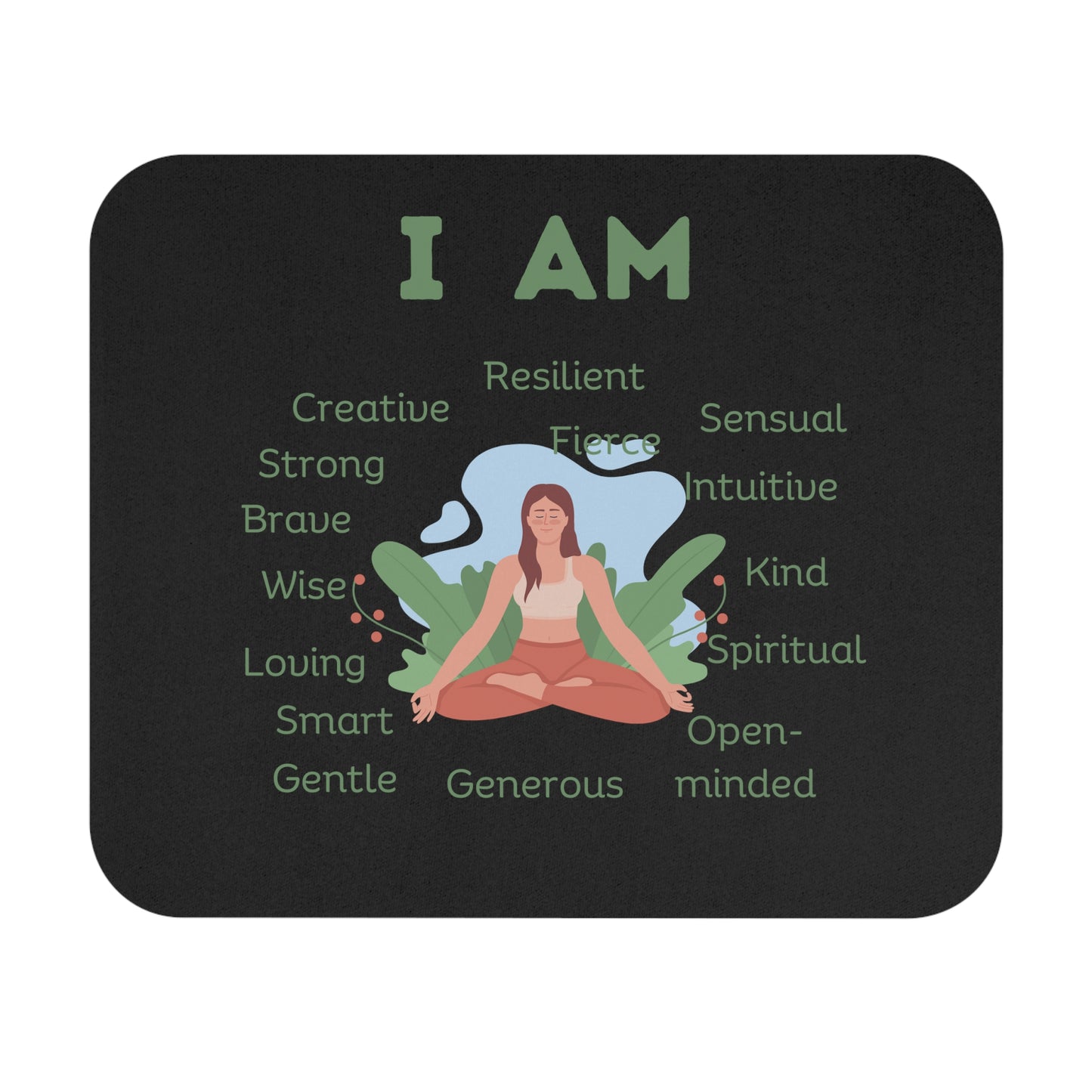 Mouse Pad (Rectangle) - I am - woman