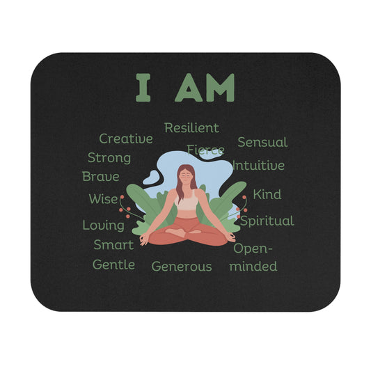 Mouse Pad (Rectangle) - I am - woman