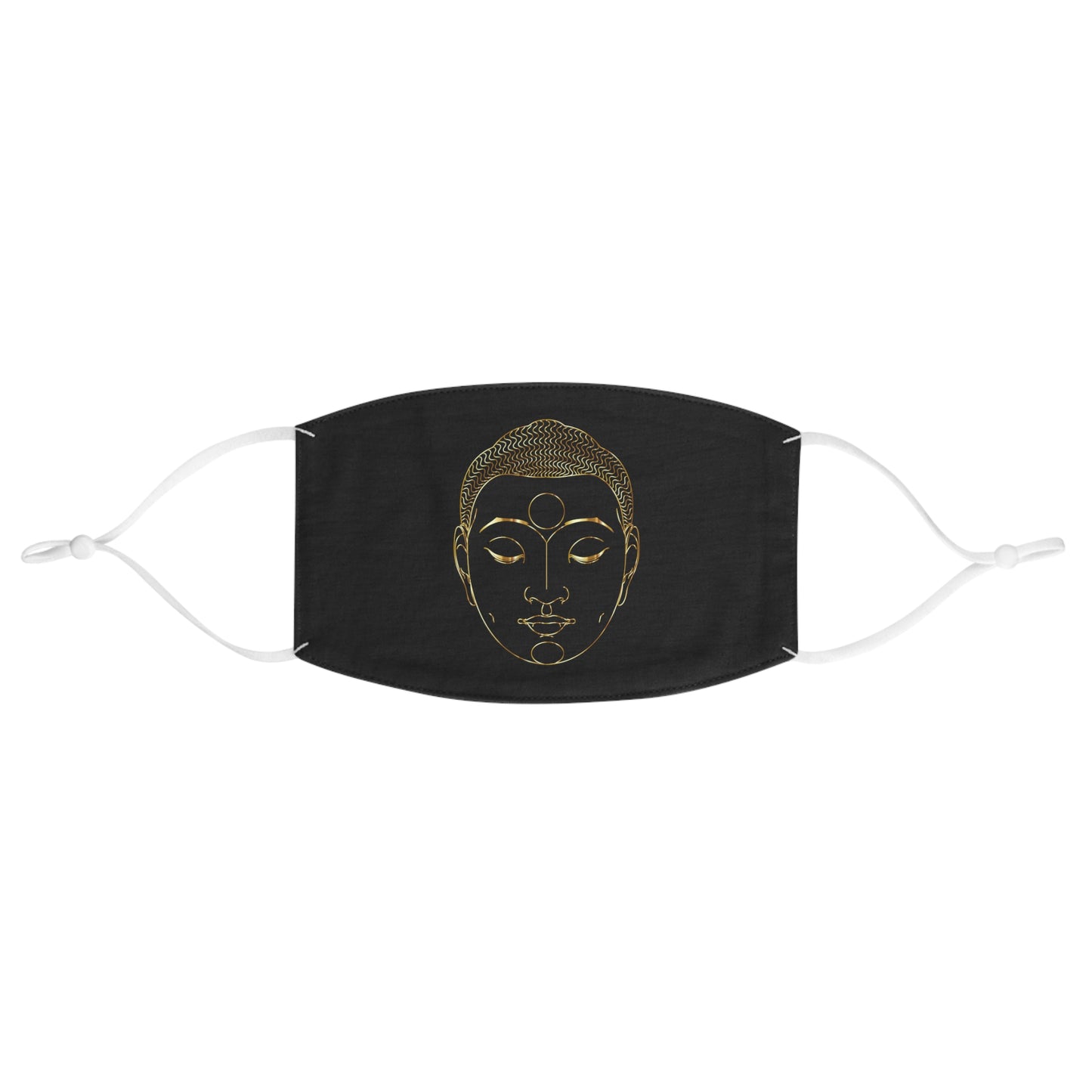 Fabric Face Mask - Golden Buddha