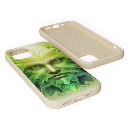 Biodegradable Phone Cases - Green Man - Spring - Rebirth