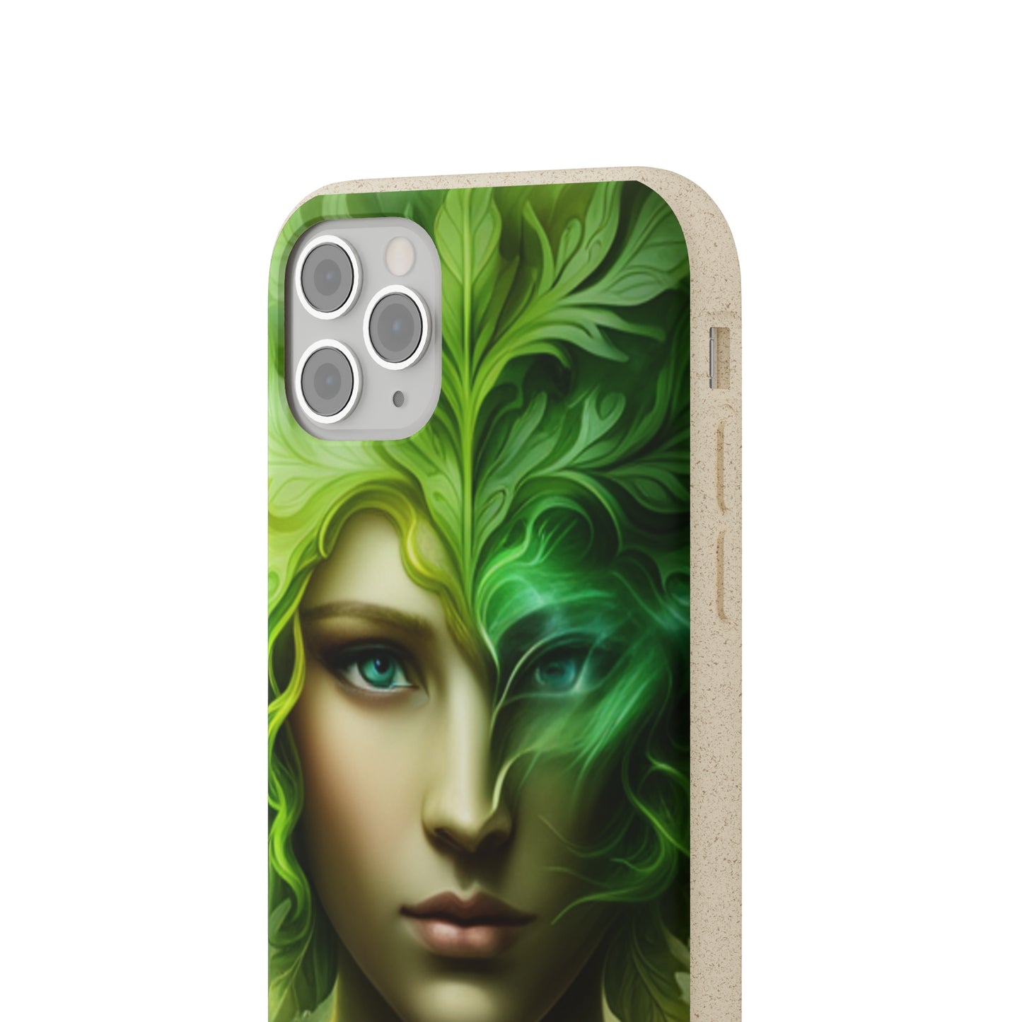 Biodegradable Phone Cases - Green Woman - Spring - Rebirth