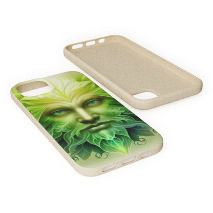 Biodegradable Phone Cases - Green Man - Spring - Rebirth