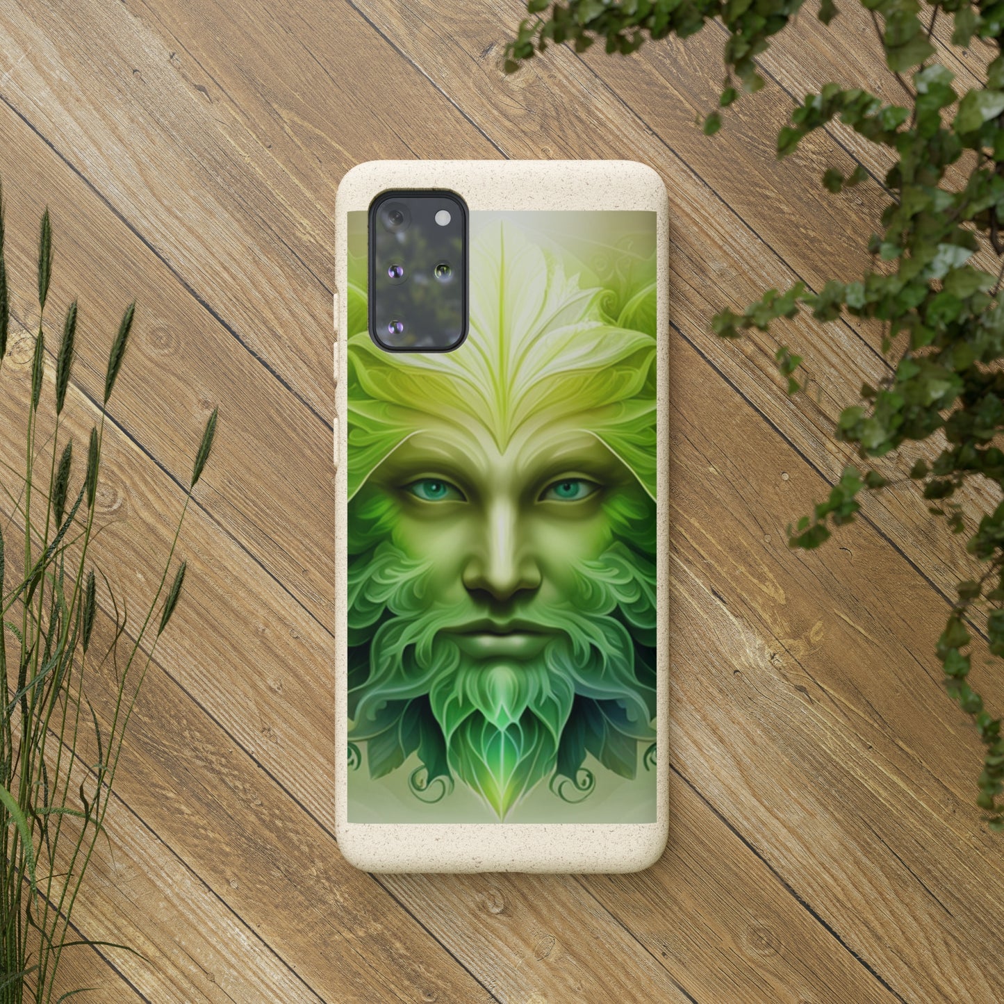 Biodegradable Phone Cases - Green Man - Spring - Rebirth