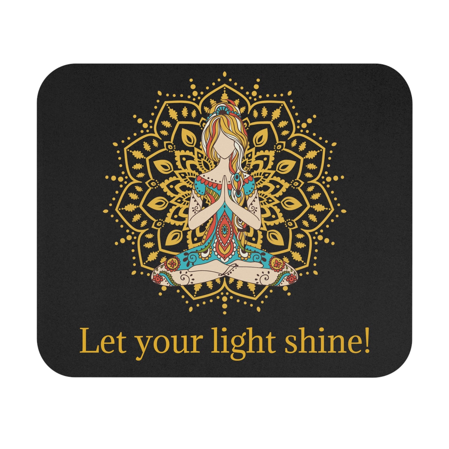 Mouse Pad (Rectangle) - Let Your Light Shine