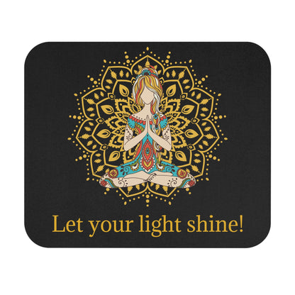 Mouse Pad (Rectangle) - Let Your Light Shine