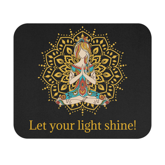 Mouse Pad (Rectangle) - Let Your Light Shine