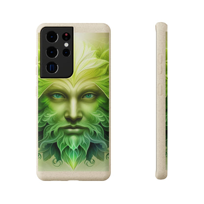 Biodegradable Phone Cases - Green Man - Spring - Rebirth