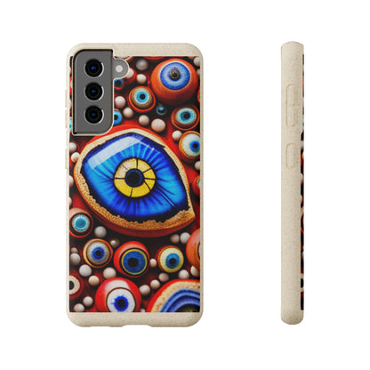 Biodegradable Phone Cases - Eye beads