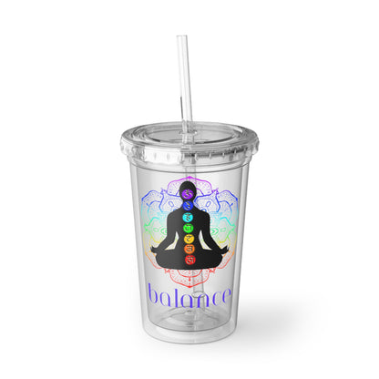 Acrylic Cup - Chakra Lotus - Balance