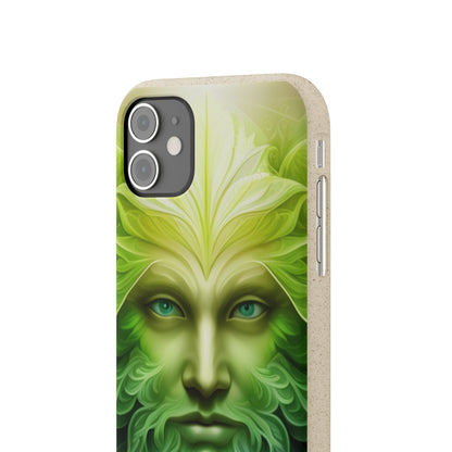 Biodegradable Phone Cases - Green Man - Spring - Rebirth