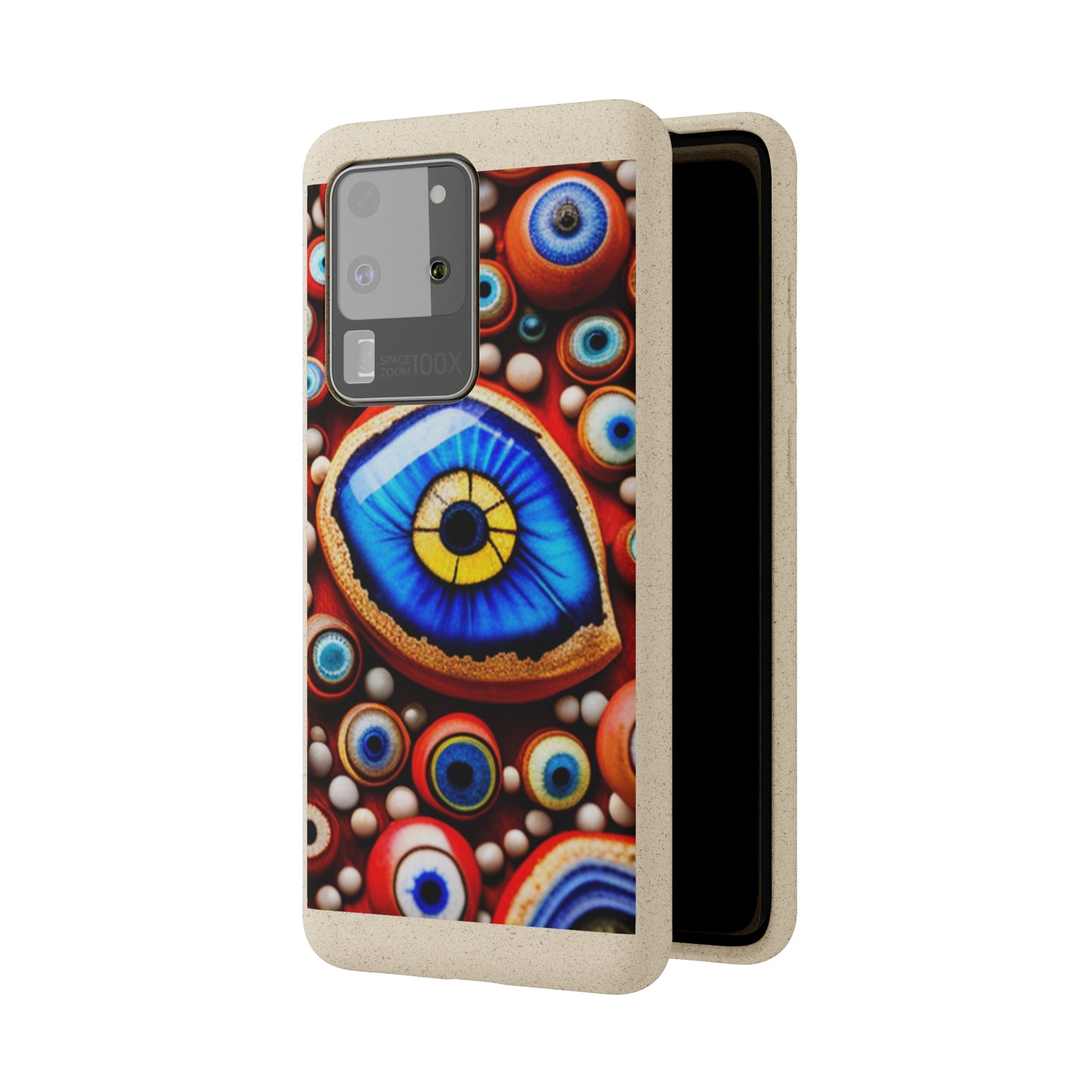 Biodegradable Phone Cases - Eye beads