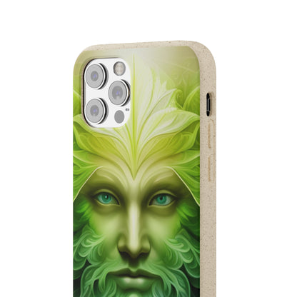 Biodegradable Phone Cases - Green Man - Spring - Rebirth