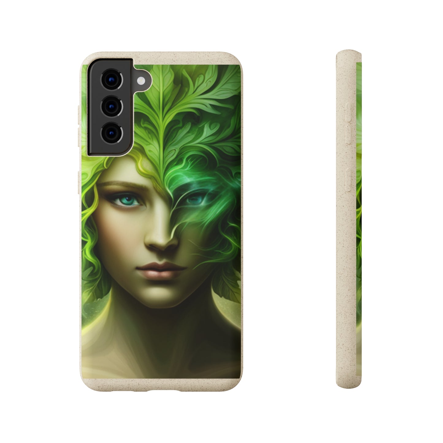 Biodegradable Phone Cases - Green Woman - Spring - Rebirth