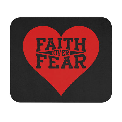 Mouse Pad (Rectangle) - Faith over Fear