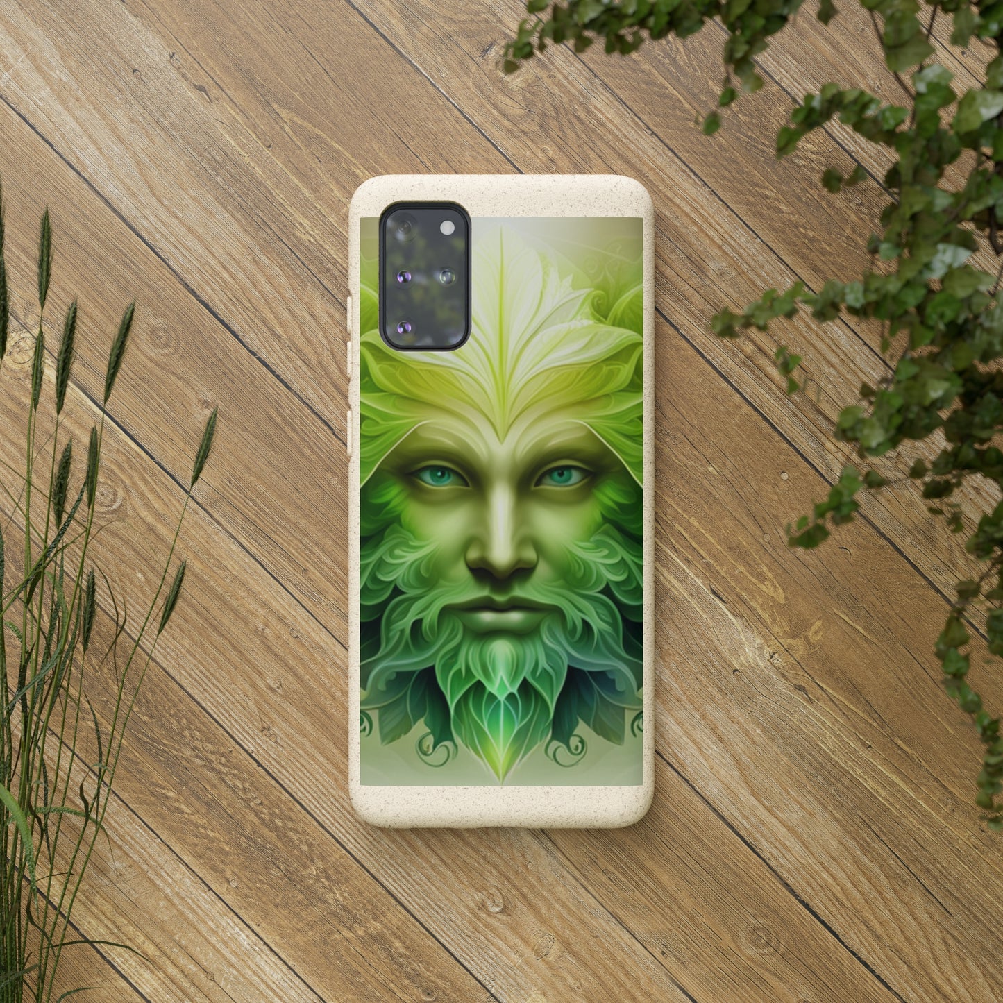 Biodegradable Phone Cases - Green Man - Spring - Rebirth