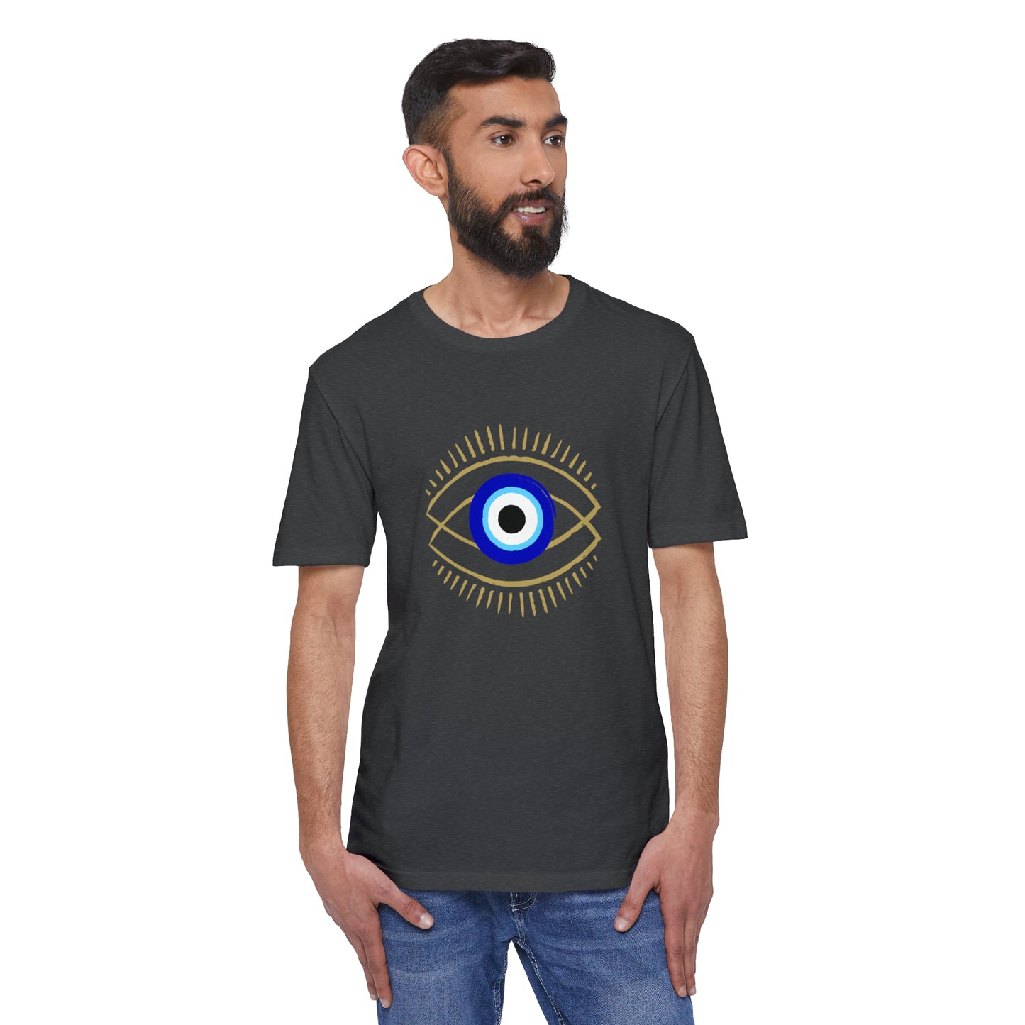 Unisex District® Re-Tee® - Protective evil eye symbol