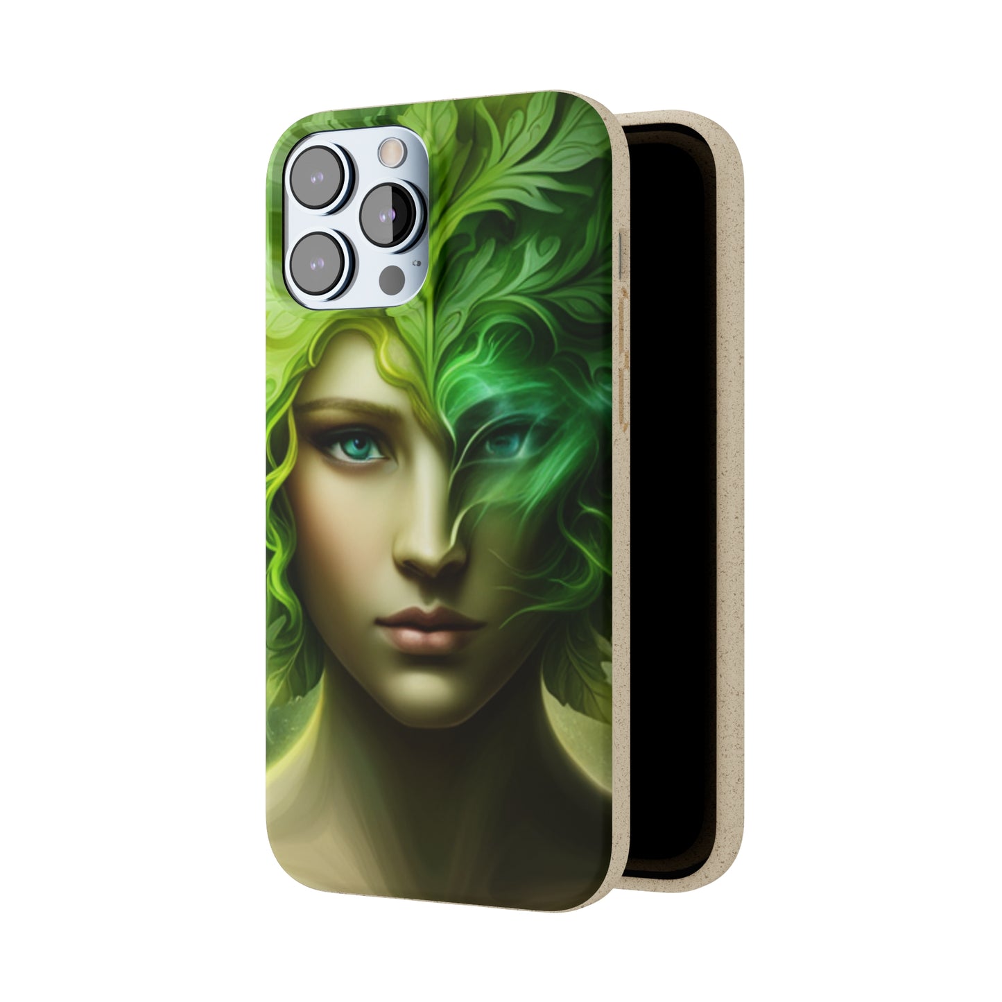 Biodegradable Phone Cases - Green Woman - Spring - Rebirth