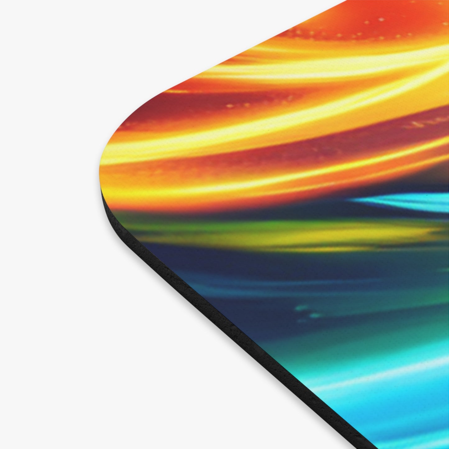 Mouse Pad (Rectangle) - Meditating anime woman