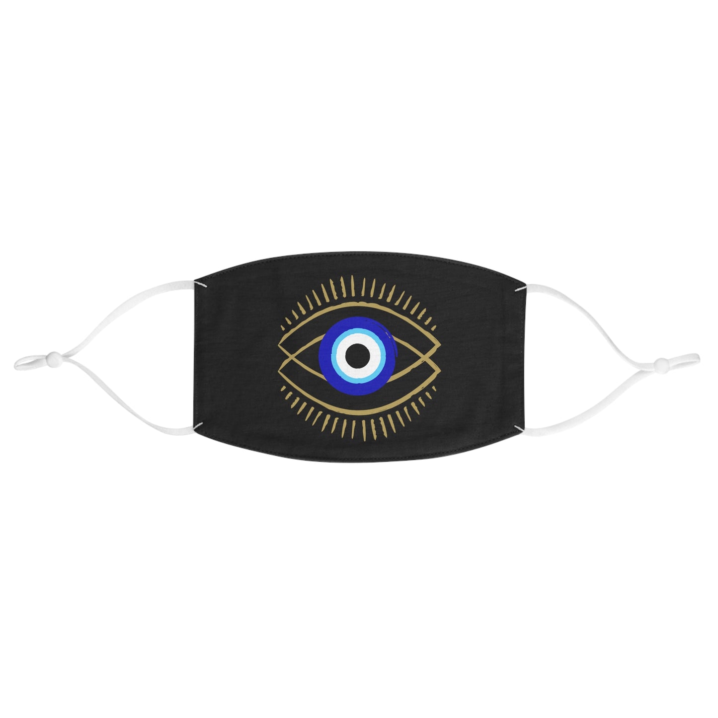 Fabric Face Mask - Double Evil Eye - Ancient Symbol of Protection
