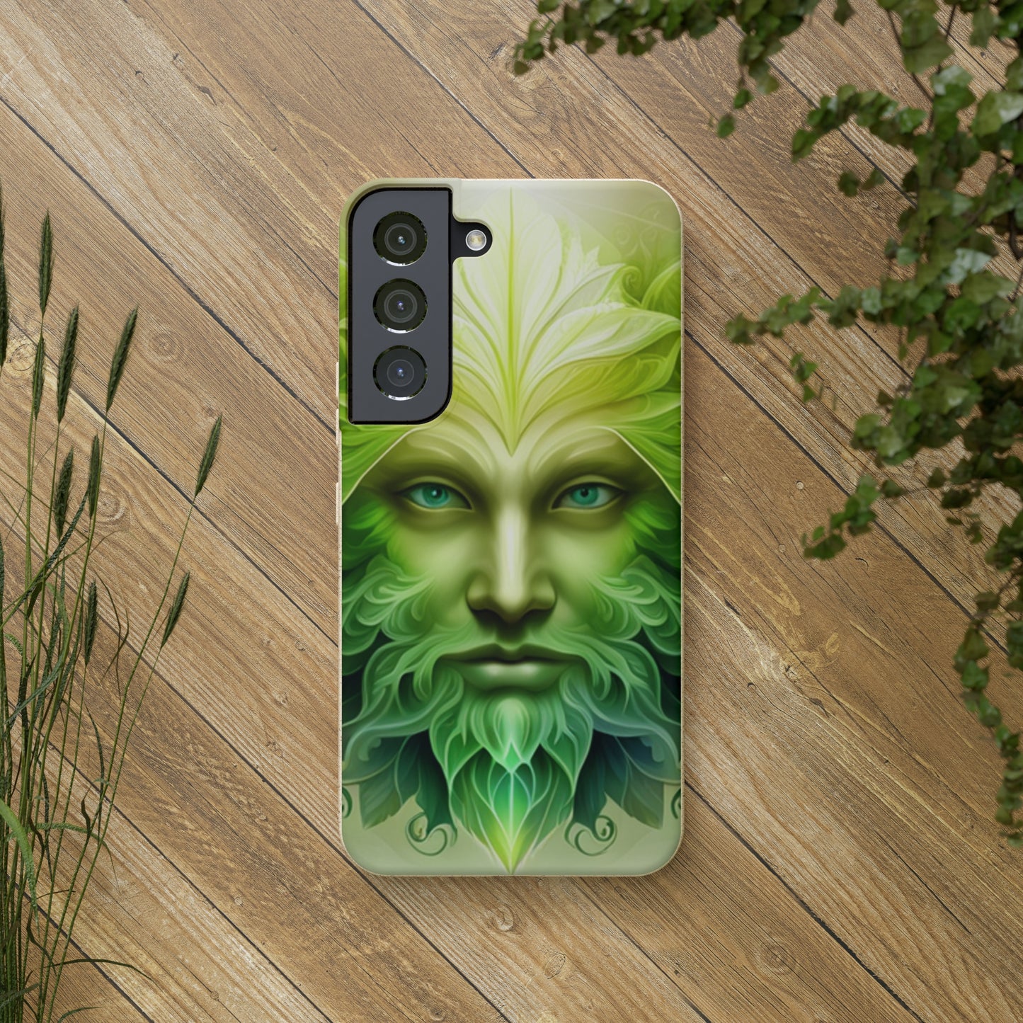 Biodegradable Phone Cases - Green Man - Spring - Rebirth