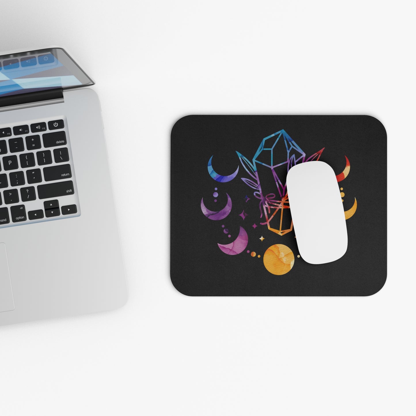Mouse Pad (Rectangle) - Crystal Moon