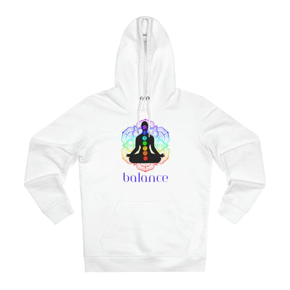 Eco-friendly Unisex Cruiser Hoodie - chakra lotus - balance