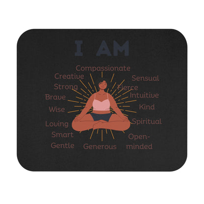 Mouse Pad (Rectangle) - I am - black woman