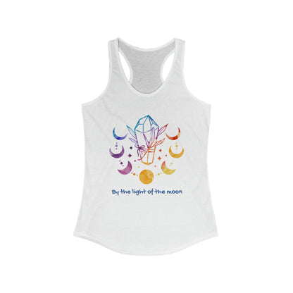 Women's Ideal Racerback Tank - Crystals - Moon Phase