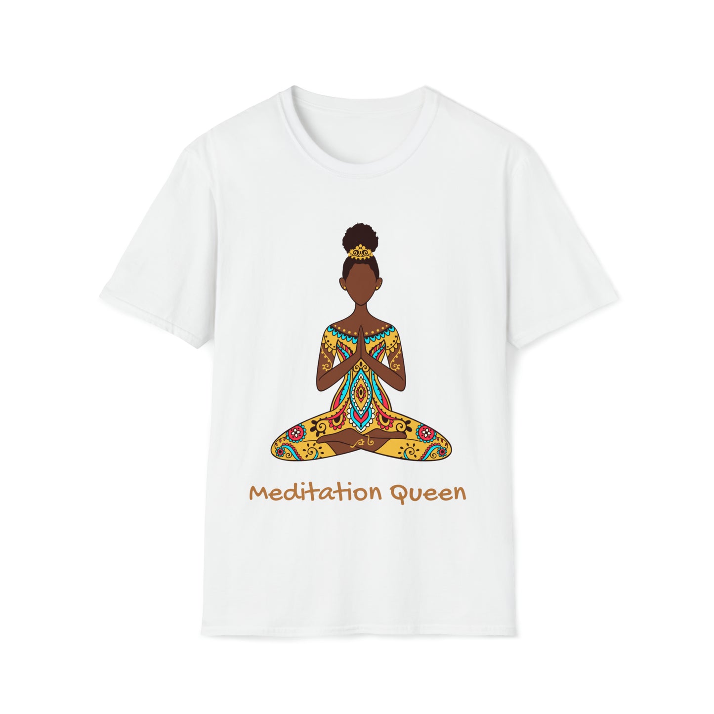 T-Shirt - African American Meditation Queen