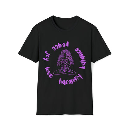 T-Shirt - Meditation Mama - Peace Balance Harmony Joy