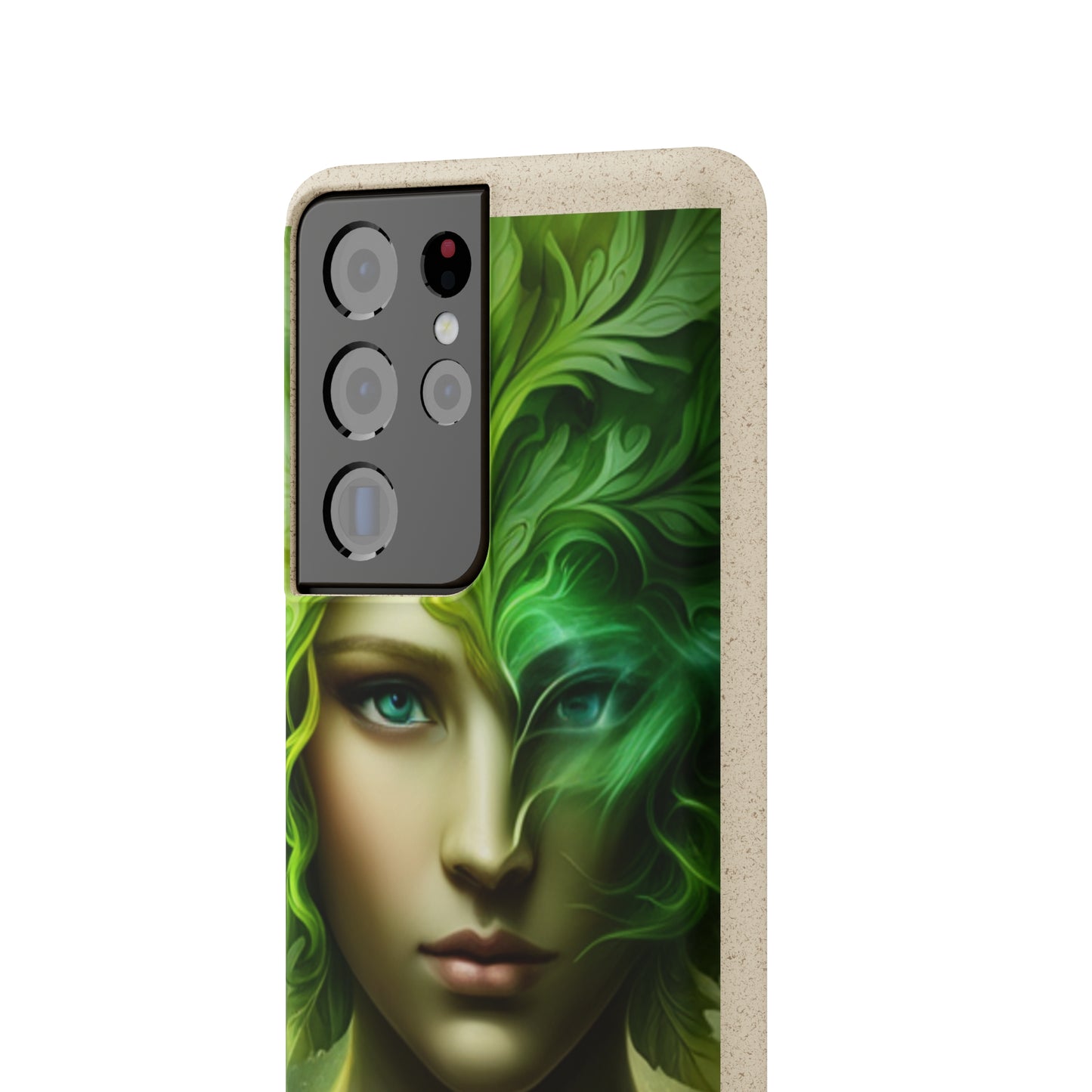 Biodegradable Phone Cases - Green Woman - Spring - Rebirth