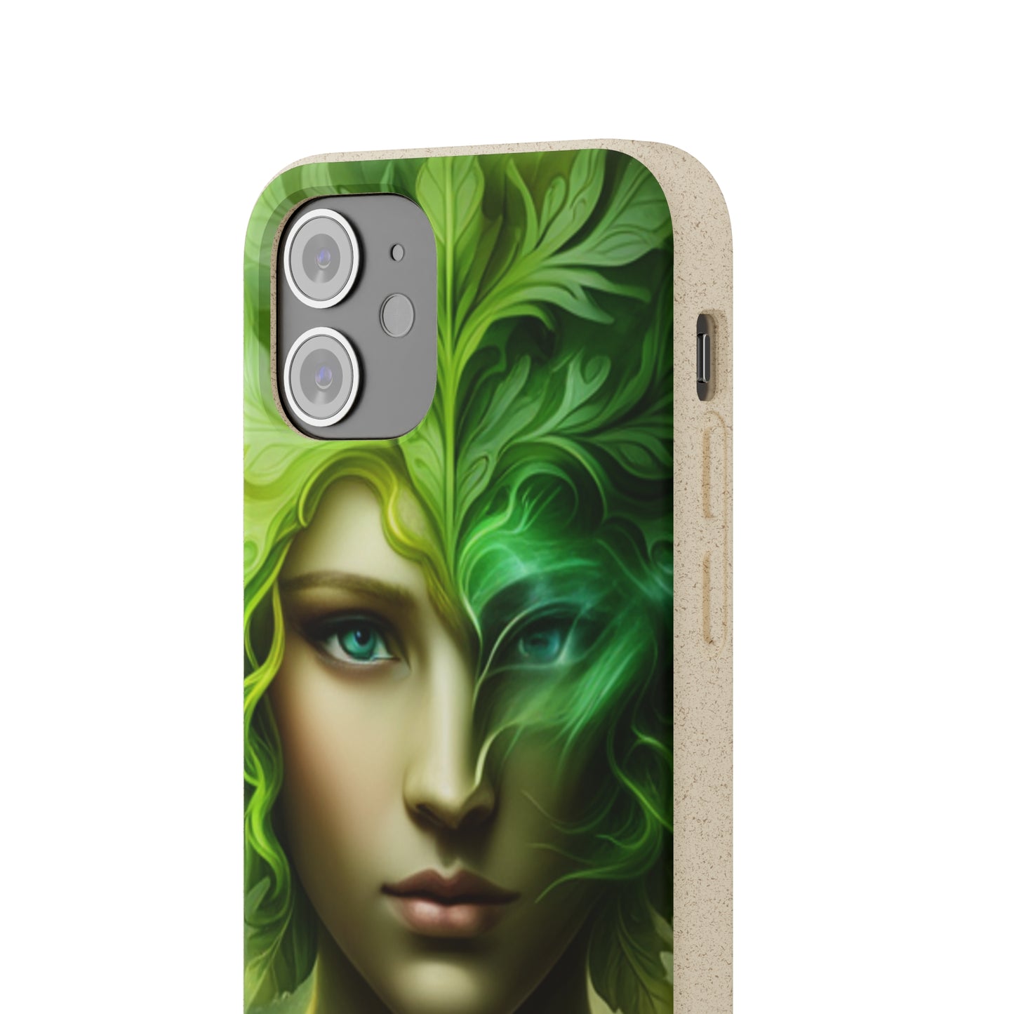 Biodegradable Phone Cases - Green Woman - Spring - Rebirth