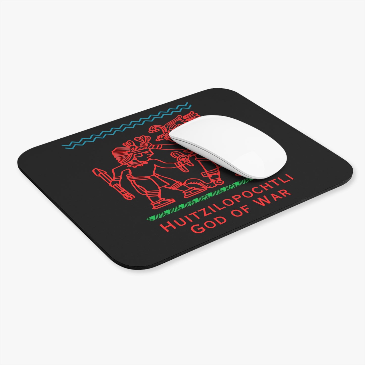 Mouse Pad (Rectangle) - Huitzilopochtli - Aztec God of War