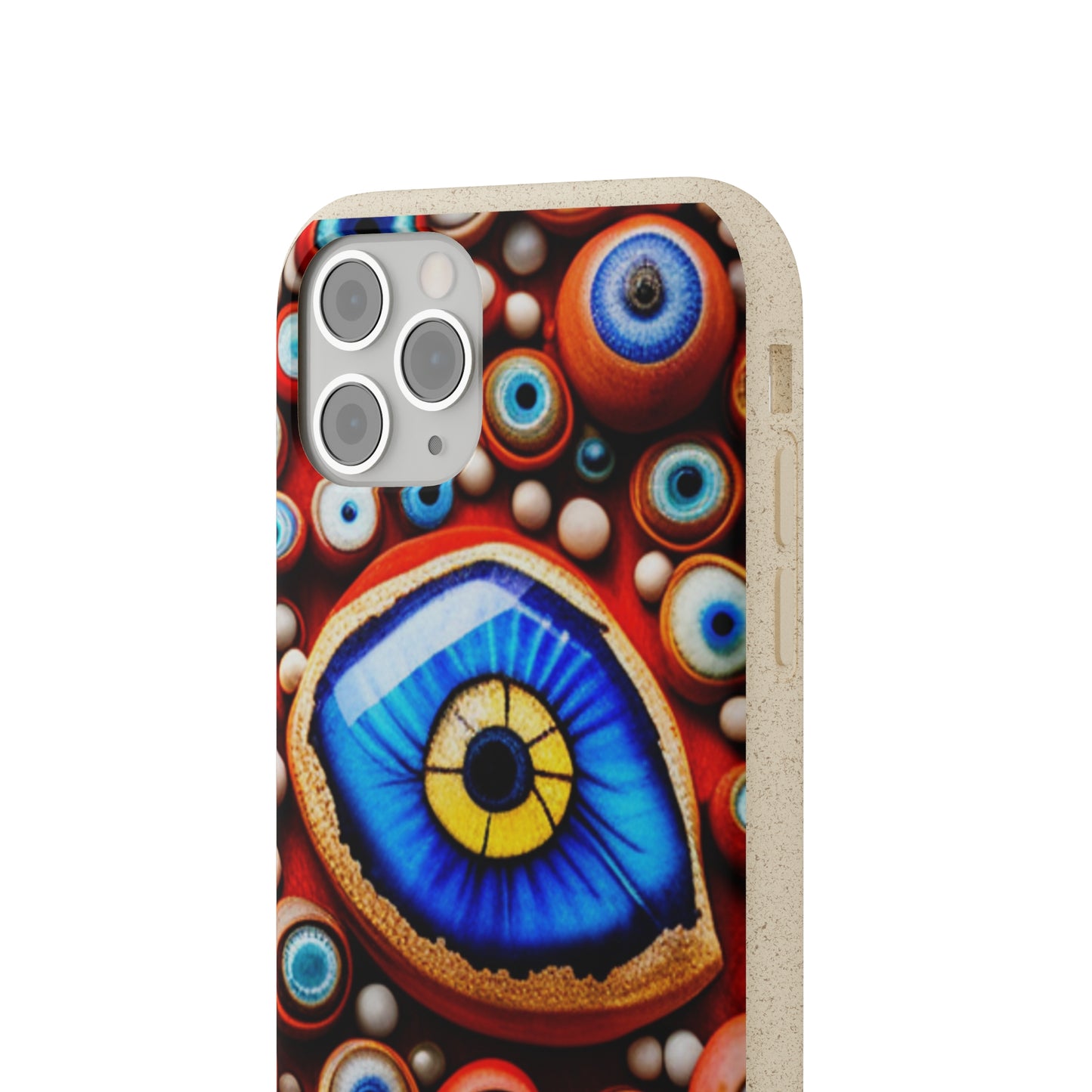 Biodegradable Phone Cases - Eye beads