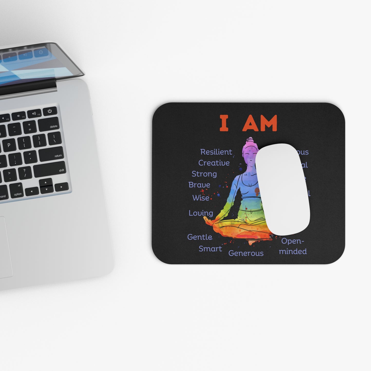 Mouse Pad (Rectangle) - I am - chakra woman