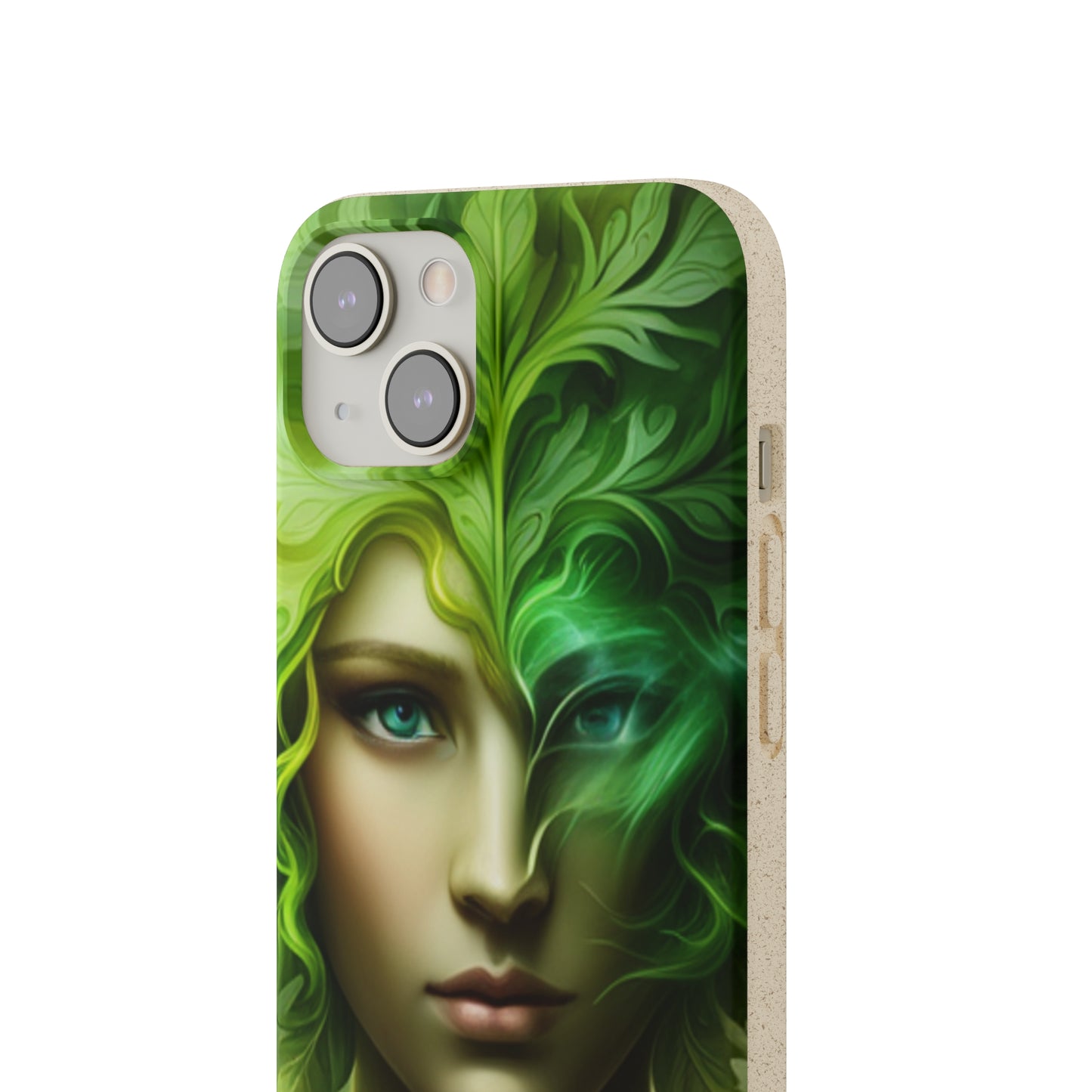 Biodegradable Phone Cases - Green Woman - Spring - Rebirth