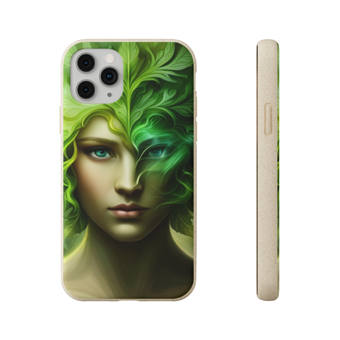 Biodegradable Phone Cases - Green Woman - Spring - Rebirth