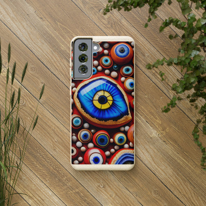 Biodegradable Phone Cases - Eye beads