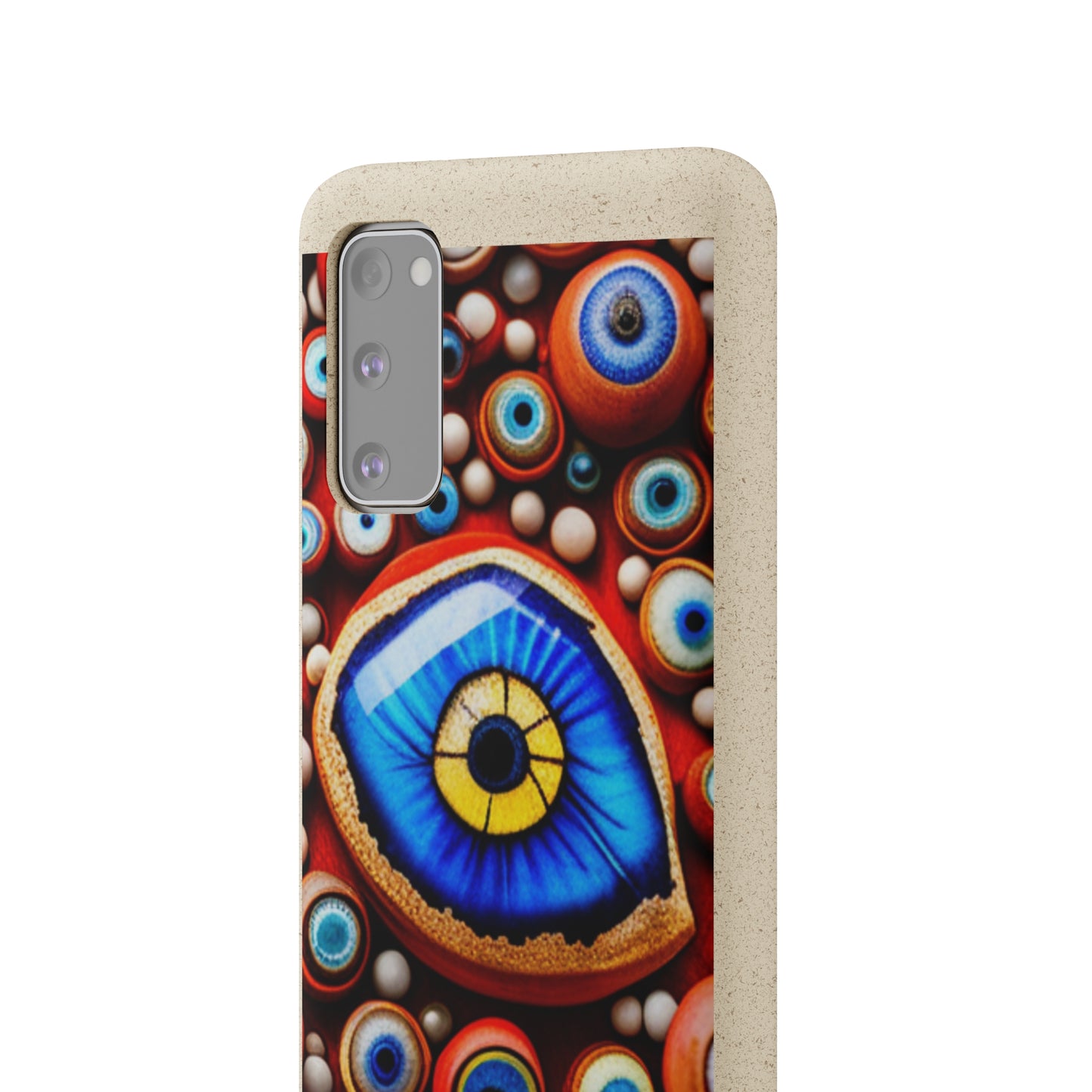 Biodegradable Phone Cases - Eye beads