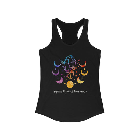 Women's Ideal Racerback Tank - Crystals - Moon Phase