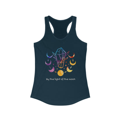 Women's Ideal Racerback Tank - Crystals - Moon Phase