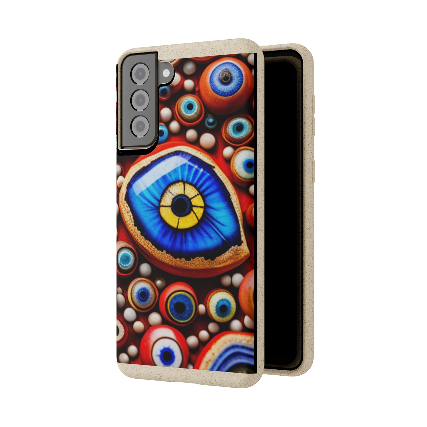 Biodegradable Phone Cases - Eye beads