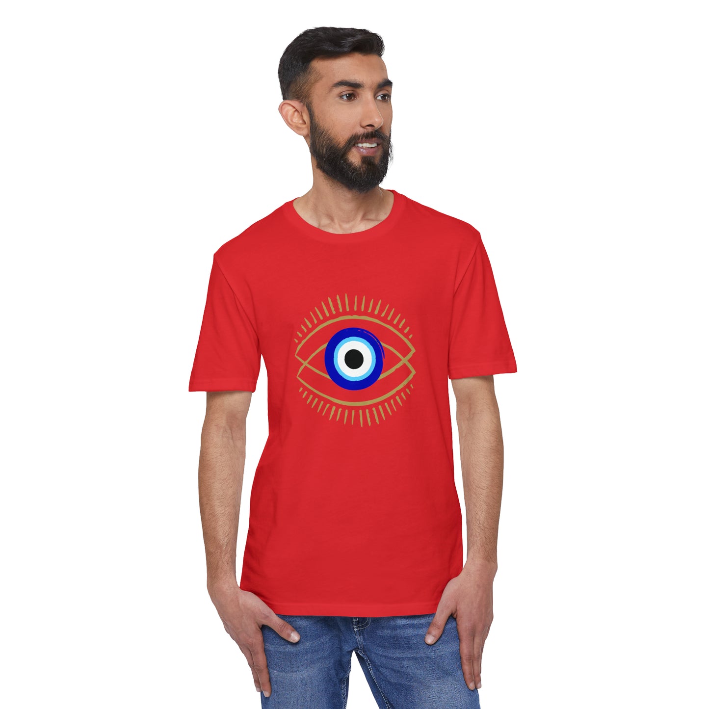 Unisex District® Re-Tee® - Protective evil eye symbol