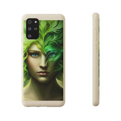 Biodegradable Phone Cases - Green Woman - Spring - Rebirth