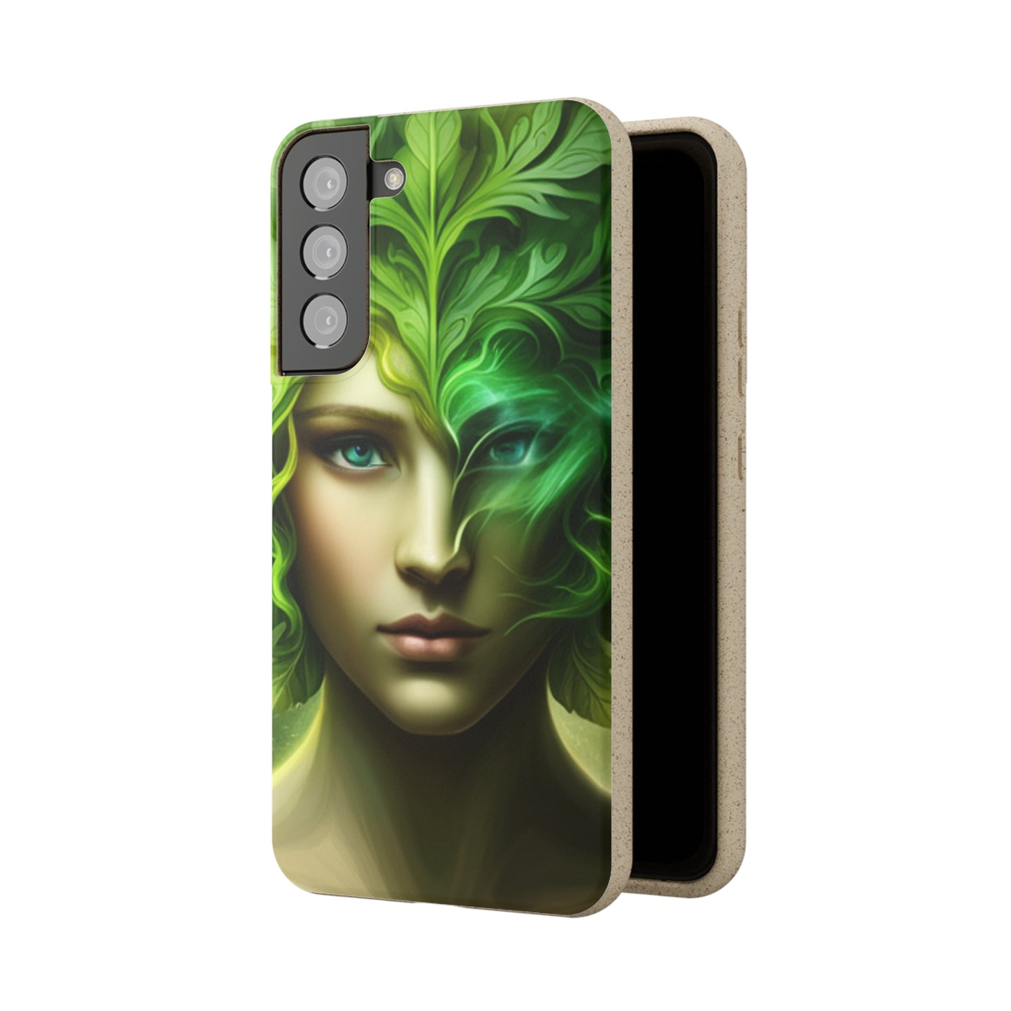 Biodegradable Phone Cases - Green Woman - Spring - Rebirth